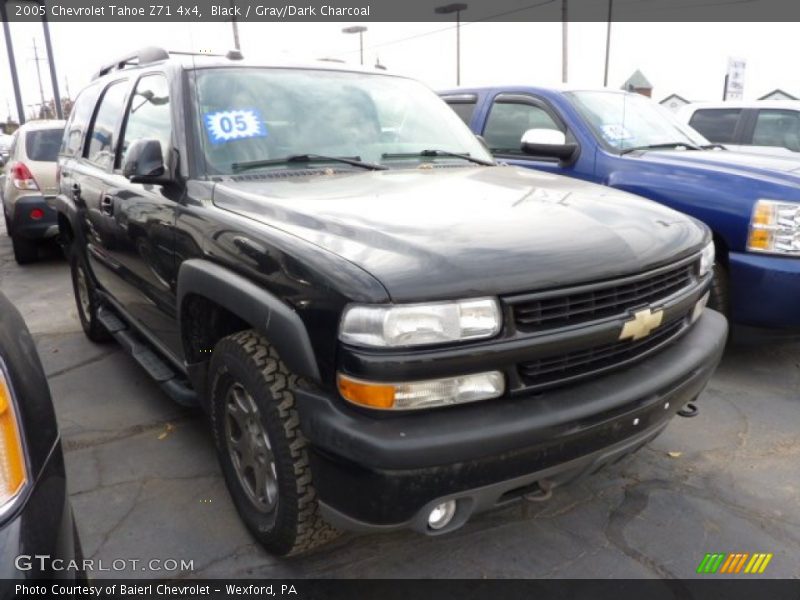 Black / Gray/Dark Charcoal 2005 Chevrolet Tahoe Z71 4x4