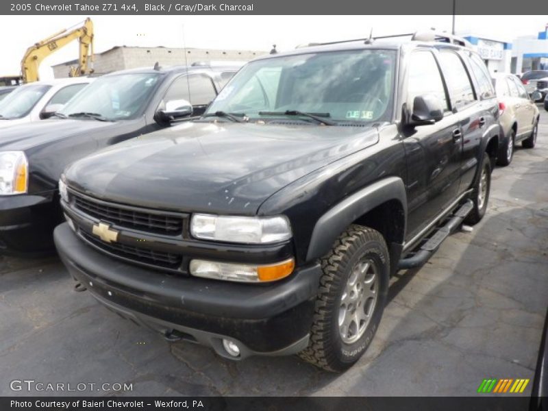 Black / Gray/Dark Charcoal 2005 Chevrolet Tahoe Z71 4x4
