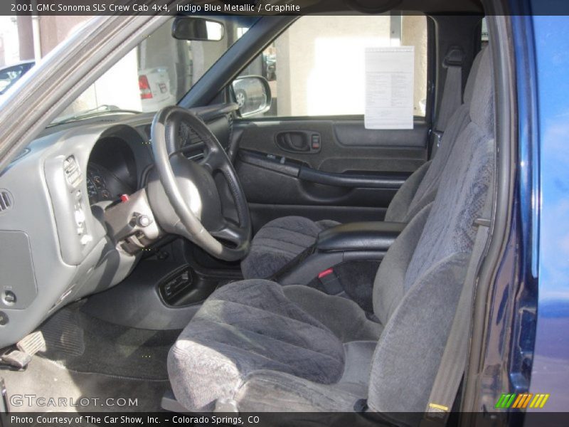 Front Seat of 2001 Sonoma SLS Crew Cab 4x4