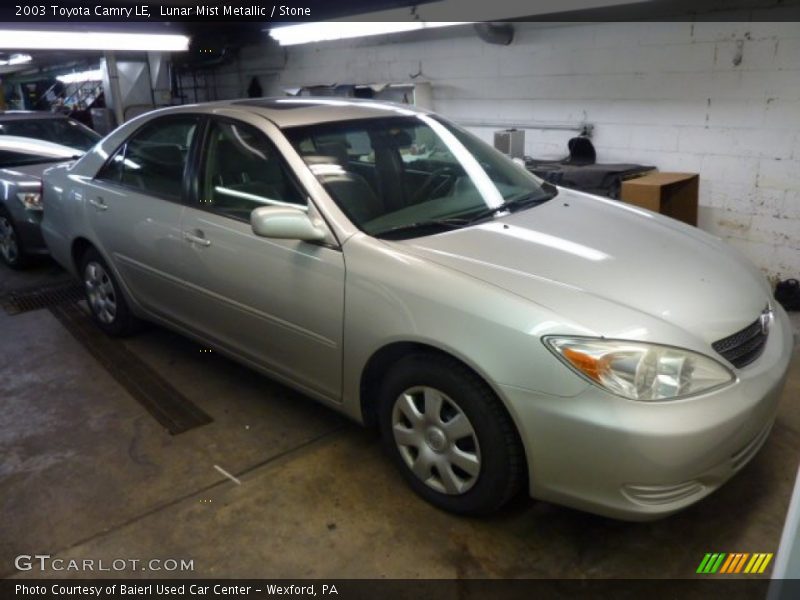 Lunar Mist Metallic / Stone 2003 Toyota Camry LE