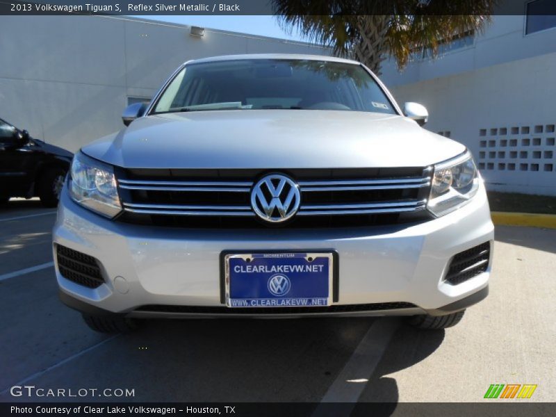 Reflex Silver Metallic / Black 2013 Volkswagen Tiguan S