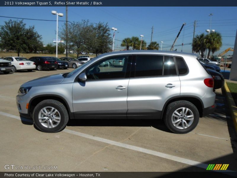 Reflex Silver Metallic / Black 2013 Volkswagen Tiguan S