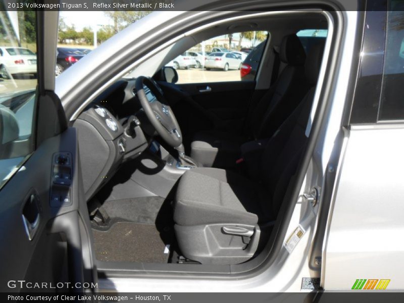 Reflex Silver Metallic / Black 2013 Volkswagen Tiguan S