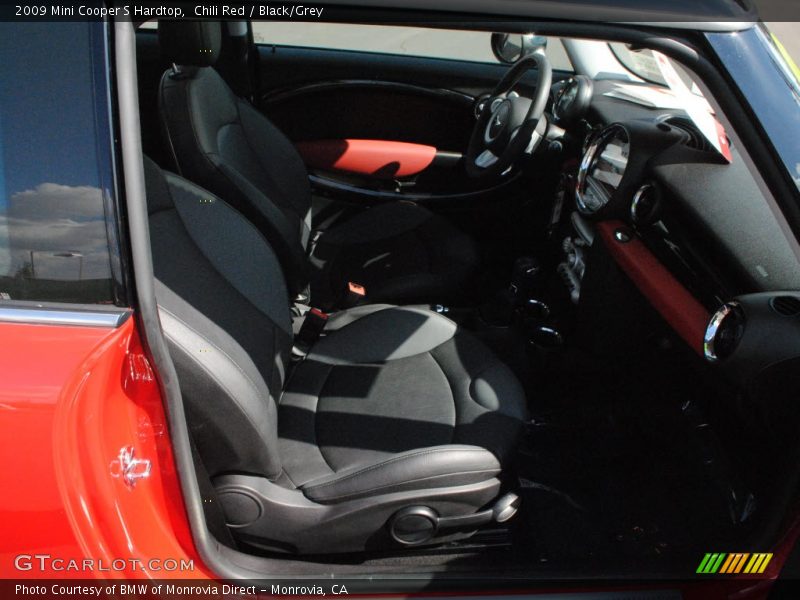 Chili Red / Black/Grey 2009 Mini Cooper S Hardtop
