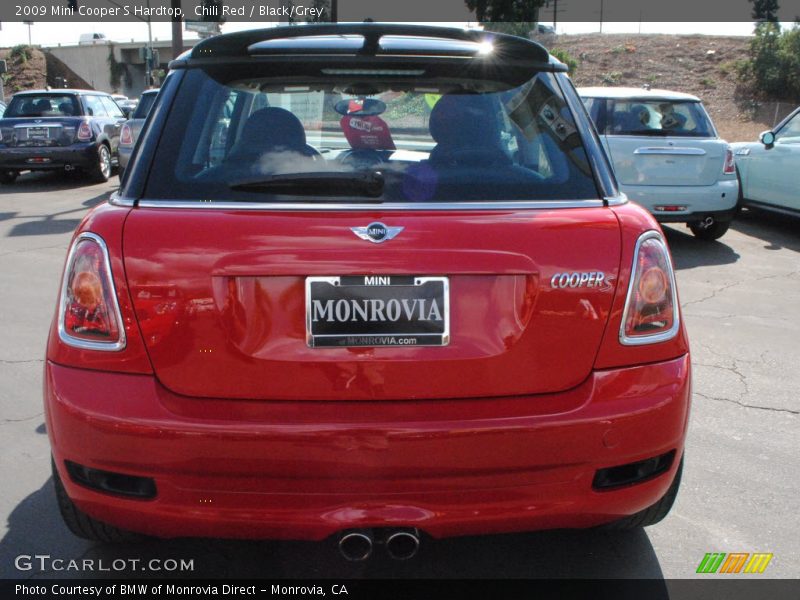 Chili Red / Black/Grey 2009 Mini Cooper S Hardtop