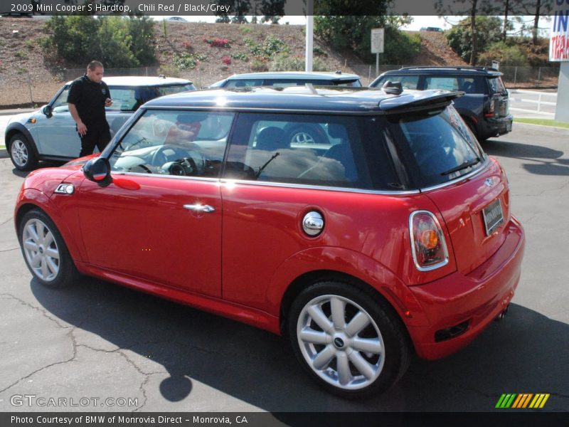 Chili Red / Black/Grey 2009 Mini Cooper S Hardtop