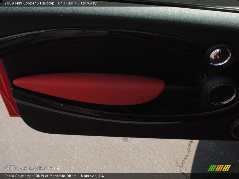 Chili Red / Black/Grey 2009 Mini Cooper S Hardtop