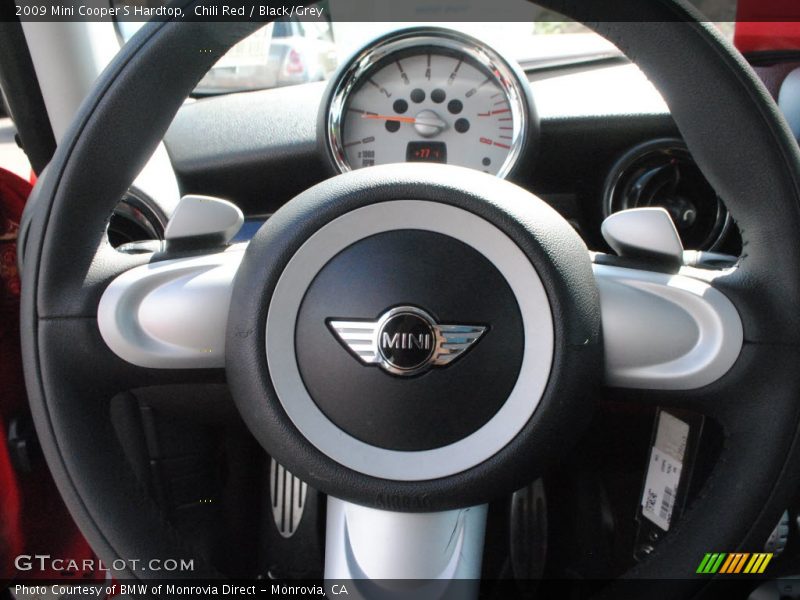 Chili Red / Black/Grey 2009 Mini Cooper S Hardtop