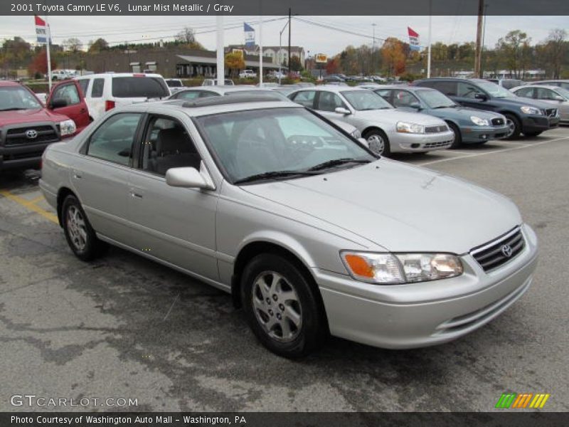 Lunar Mist Metallic / Gray 2001 Toyota Camry LE V6