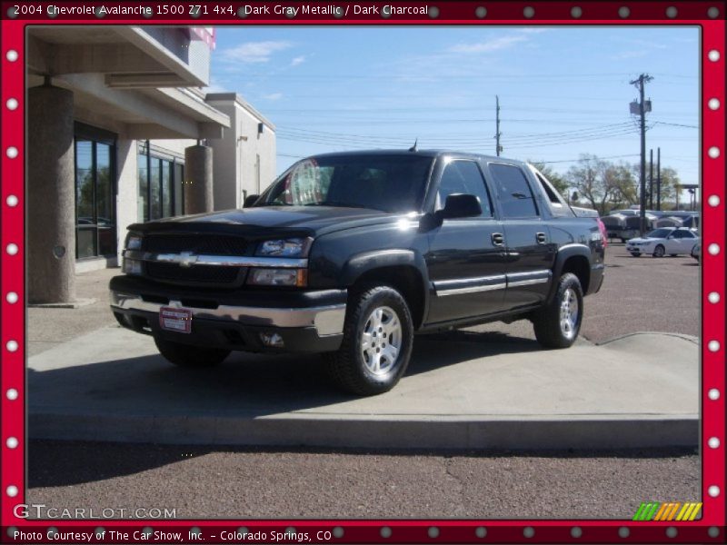 Dark Gray Metallic / Dark Charcoal 2004 Chevrolet Avalanche 1500 Z71 4x4