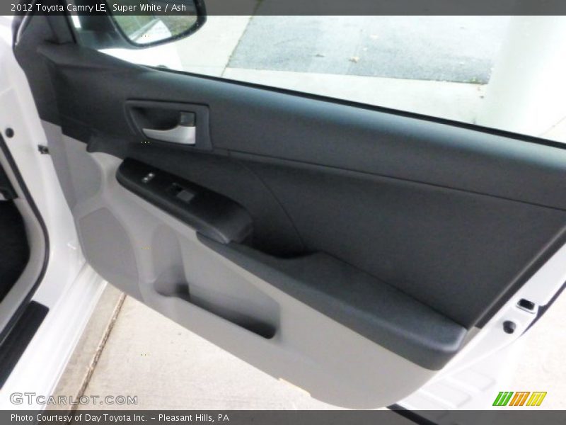 Super White / Ash 2012 Toyota Camry LE