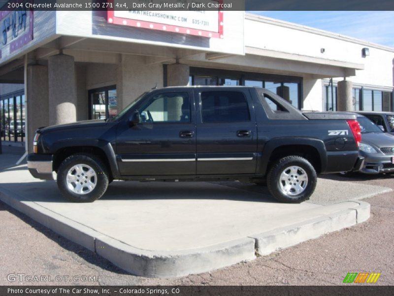 Dark Gray Metallic / Dark Charcoal 2004 Chevrolet Avalanche 1500 Z71 4x4