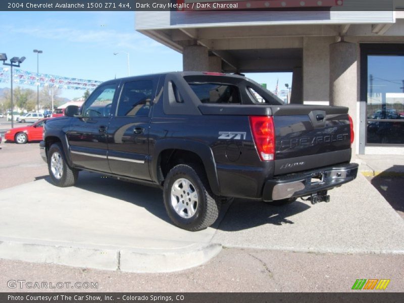 Dark Gray Metallic / Dark Charcoal 2004 Chevrolet Avalanche 1500 Z71 4x4