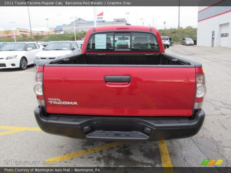 Barcelona Red Metallic / Graphite Gray 2011 Toyota Tacoma Regular Cab
