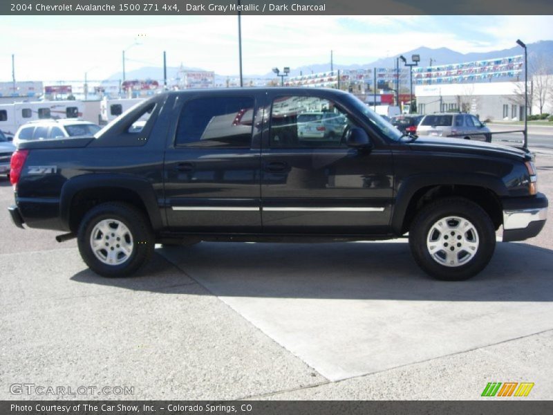 Dark Gray Metallic / Dark Charcoal 2004 Chevrolet Avalanche 1500 Z71 4x4