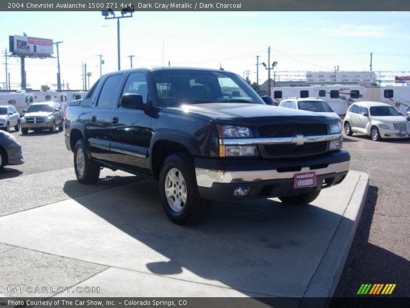 Dark Gray Metallic / Dark Charcoal 2004 Chevrolet Avalanche 1500 Z71 4x4