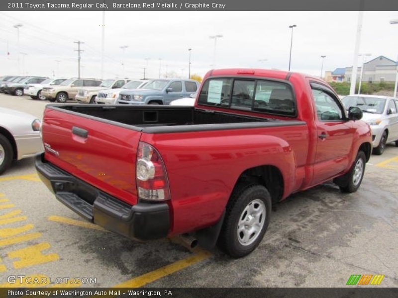 Barcelona Red Metallic / Graphite Gray 2011 Toyota Tacoma Regular Cab