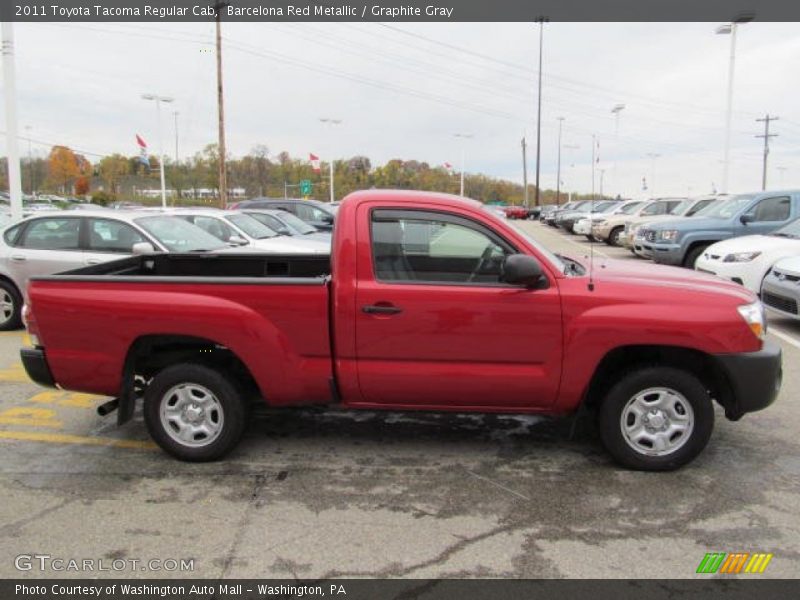 Barcelona Red Metallic / Graphite Gray 2011 Toyota Tacoma Regular Cab