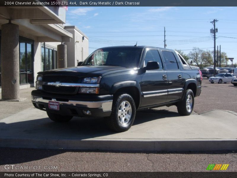 Dark Gray Metallic / Dark Charcoal 2004 Chevrolet Avalanche 1500 Z71 4x4