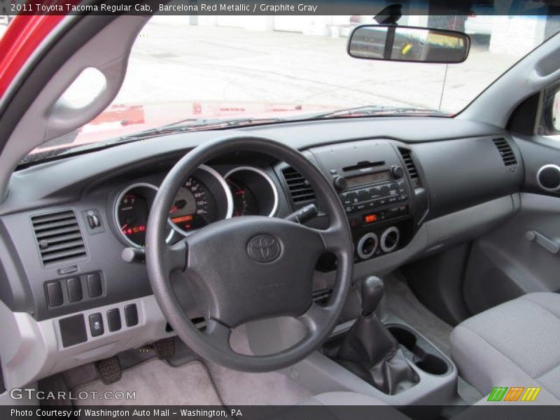 Barcelona Red Metallic / Graphite Gray 2011 Toyota Tacoma Regular Cab