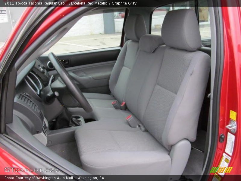 Barcelona Red Metallic / Graphite Gray 2011 Toyota Tacoma Regular Cab