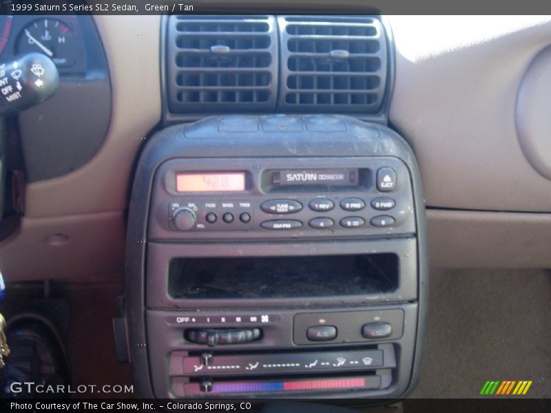 Green / Tan 1999 Saturn S Series SL2 Sedan