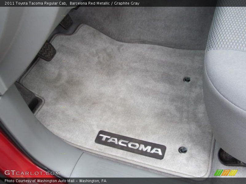 Barcelona Red Metallic / Graphite Gray 2011 Toyota Tacoma Regular Cab