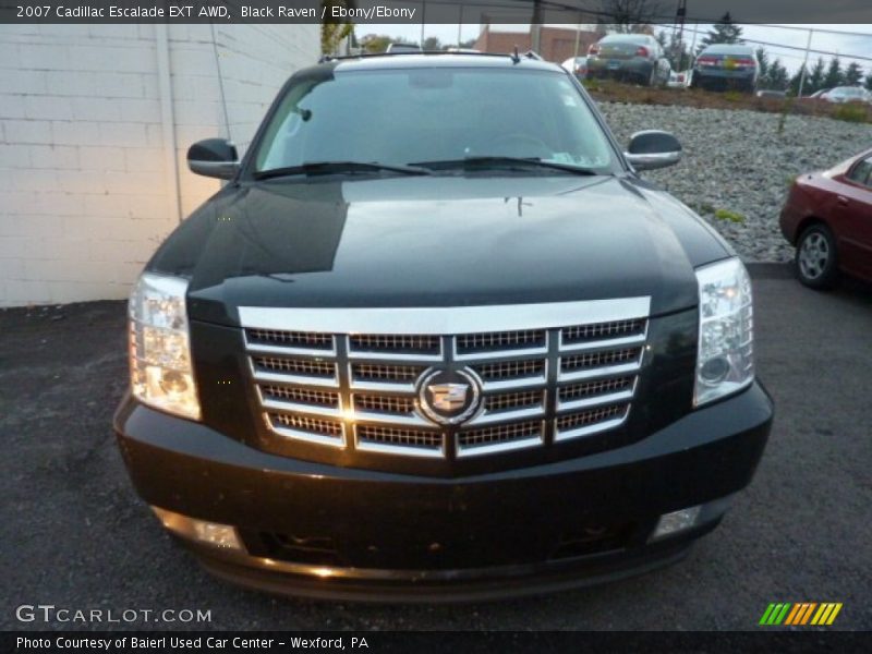Black Raven / Ebony/Ebony 2007 Cadillac Escalade EXT AWD