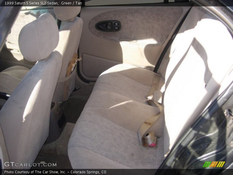 Green / Tan 1999 Saturn S Series SL2 Sedan