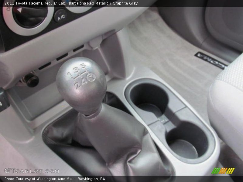 Barcelona Red Metallic / Graphite Gray 2011 Toyota Tacoma Regular Cab