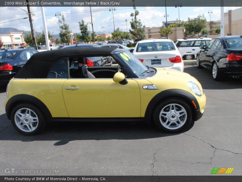 Interchange Yellow / Black/Grey 2009 Mini Cooper S Convertible