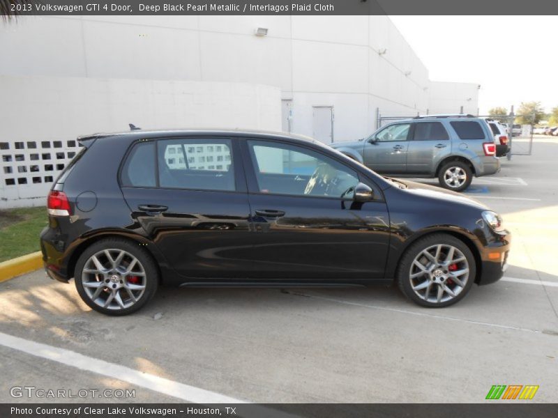 Deep Black Pearl Metallic / Interlagos Plaid Cloth 2013 Volkswagen GTI 4 Door