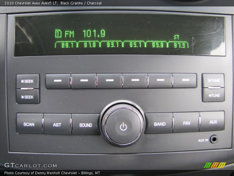 Black Granite / Charcoal 2010 Chevrolet Aveo Aveo5 LT
