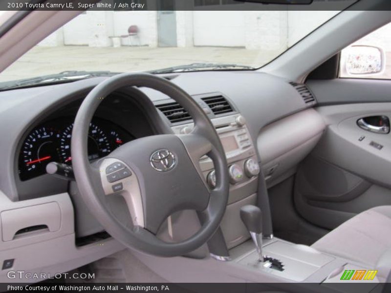 Super White / Ash Gray 2010 Toyota Camry LE