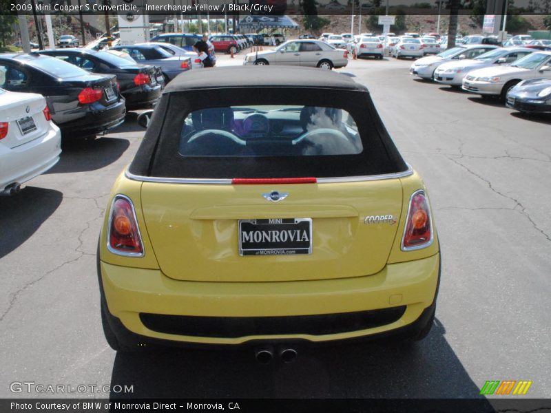 Interchange Yellow / Black/Grey 2009 Mini Cooper S Convertible