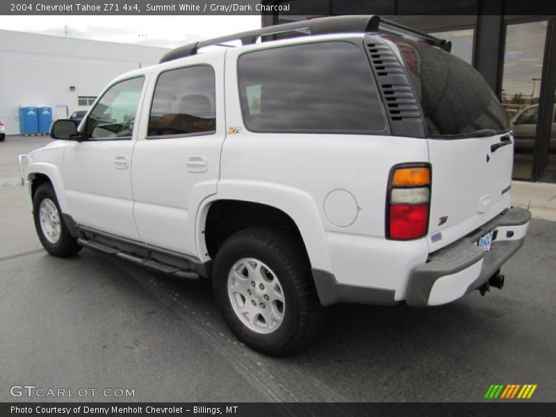 Summit White / Gray/Dark Charcoal 2004 Chevrolet Tahoe Z71 4x4
