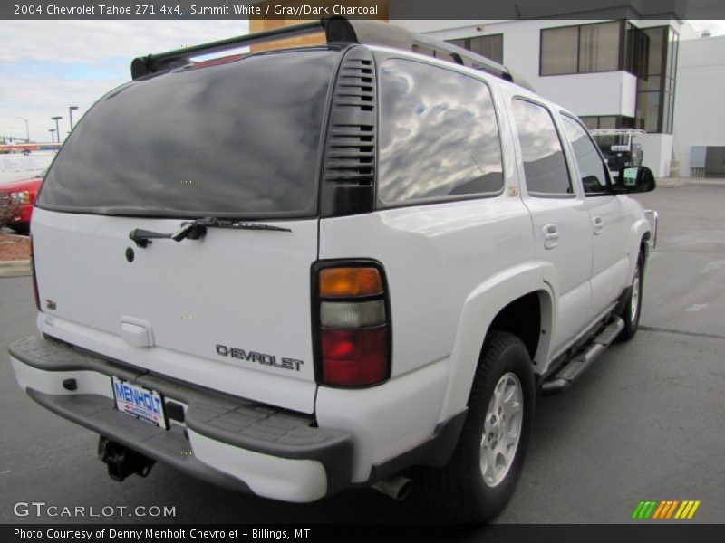 Summit White / Gray/Dark Charcoal 2004 Chevrolet Tahoe Z71 4x4