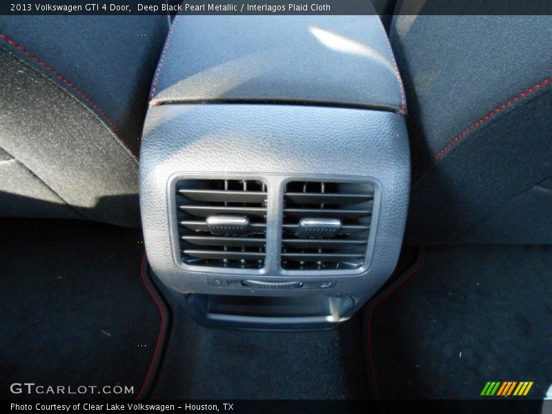 Deep Black Pearl Metallic / Interlagos Plaid Cloth 2013 Volkswagen GTI 4 Door