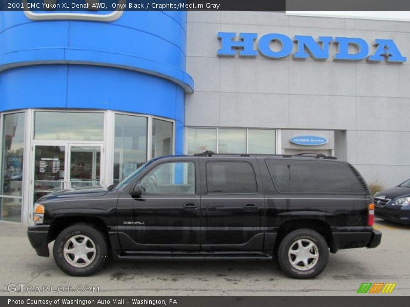 Onyx Black / Graphite/Medium Gray 2001 GMC Yukon XL Denali AWD