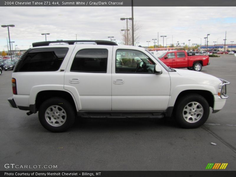 Summit White / Gray/Dark Charcoal 2004 Chevrolet Tahoe Z71 4x4