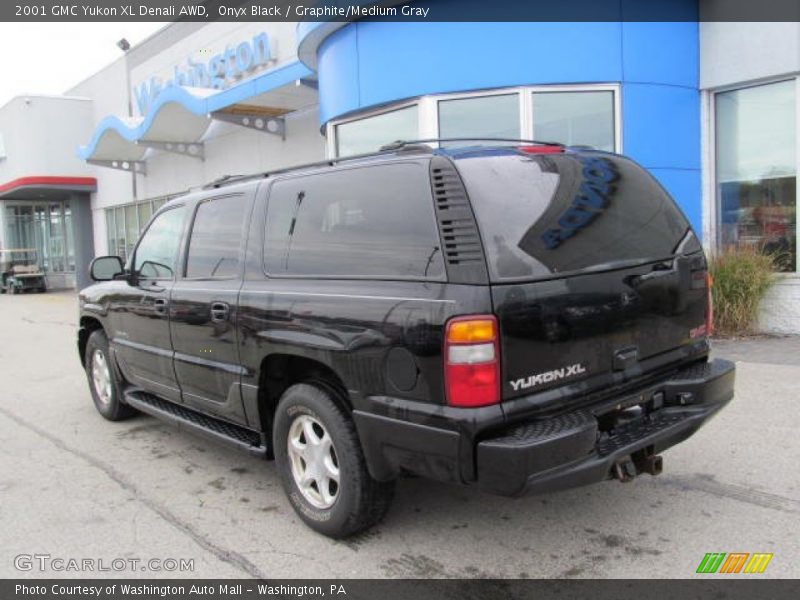 Onyx Black / Graphite/Medium Gray 2001 GMC Yukon XL Denali AWD