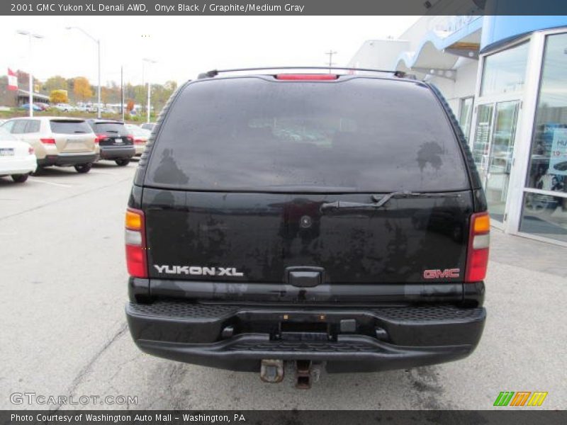 Onyx Black / Graphite/Medium Gray 2001 GMC Yukon XL Denali AWD