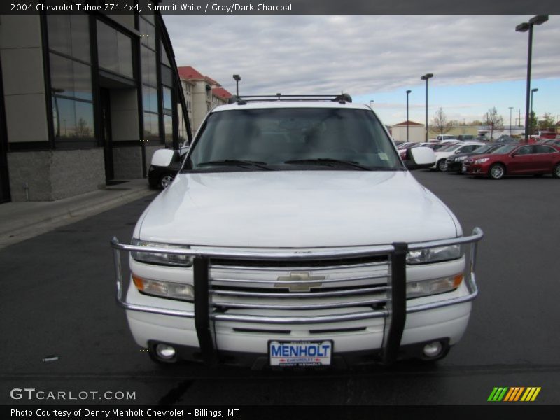 Summit White / Gray/Dark Charcoal 2004 Chevrolet Tahoe Z71 4x4