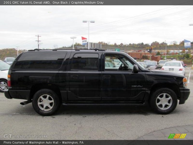 Onyx Black / Graphite/Medium Gray 2001 GMC Yukon XL Denali AWD