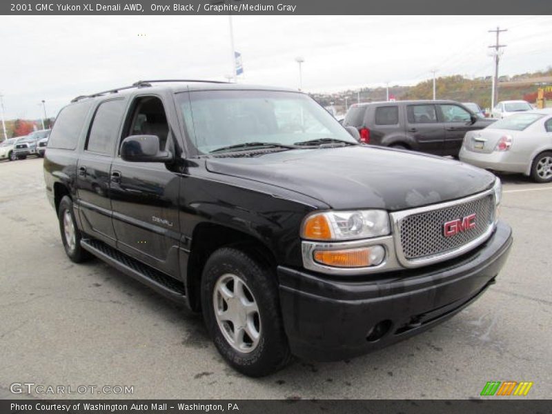 Onyx Black / Graphite/Medium Gray 2001 GMC Yukon XL Denali AWD