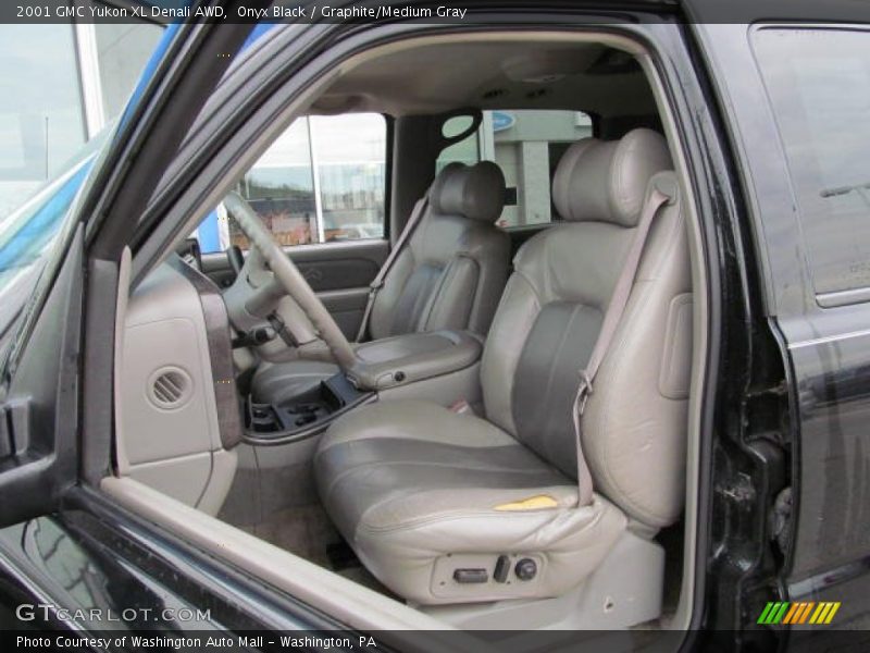 Onyx Black / Graphite/Medium Gray 2001 GMC Yukon XL Denali AWD
