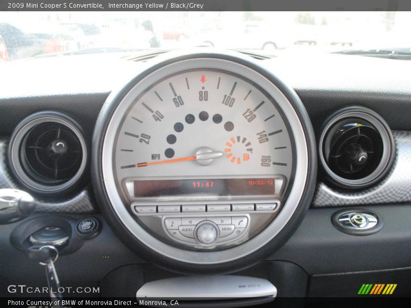 Interchange Yellow / Black/Grey 2009 Mini Cooper S Convertible