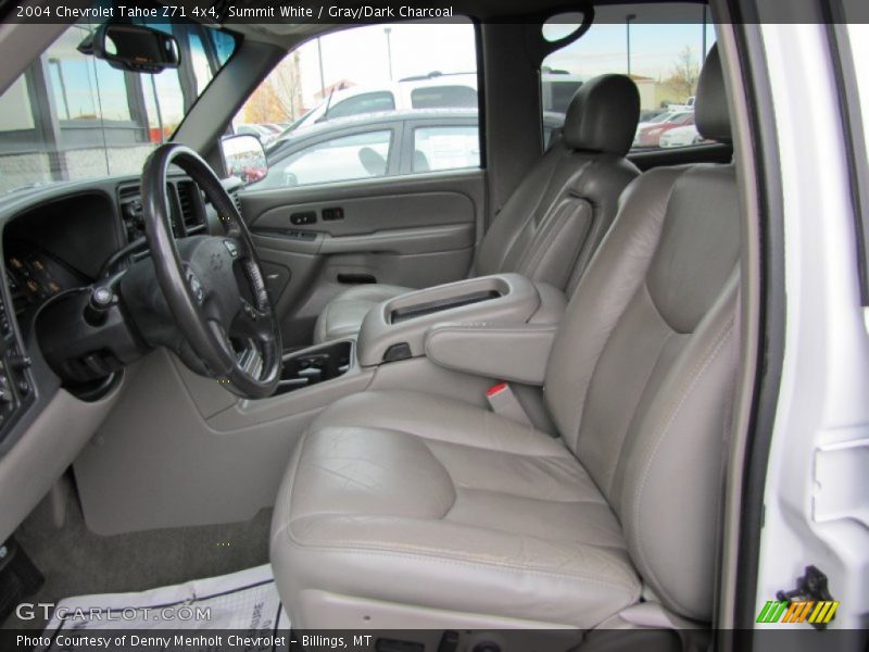 Summit White / Gray/Dark Charcoal 2004 Chevrolet Tahoe Z71 4x4