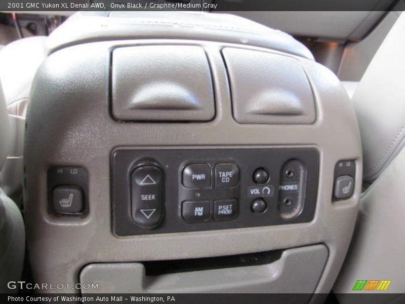 Onyx Black / Graphite/Medium Gray 2001 GMC Yukon XL Denali AWD