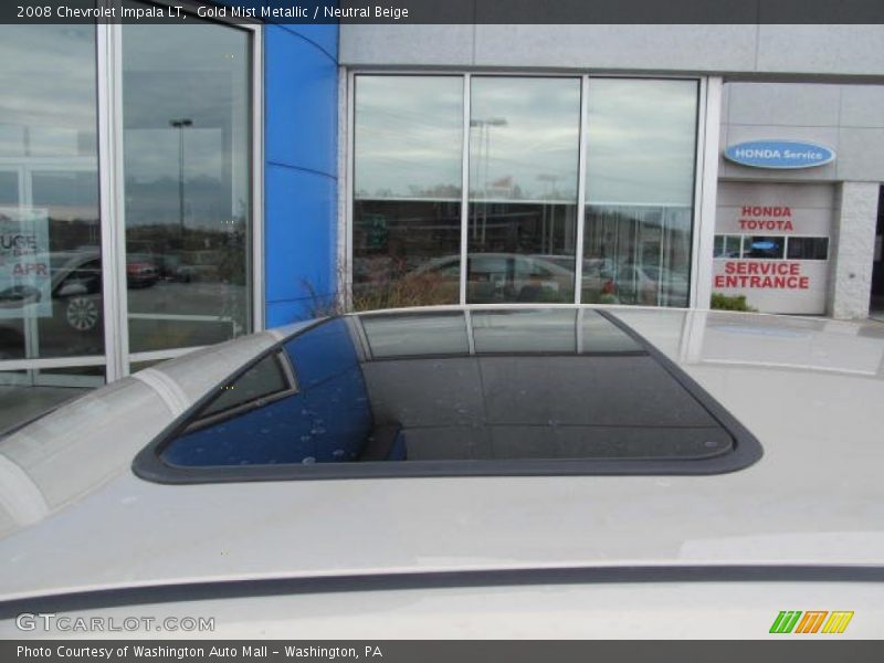 Gold Mist Metallic / Neutral Beige 2008 Chevrolet Impala LT
